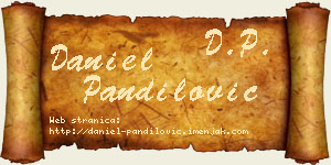 Daniel Pandilović vizit kartica